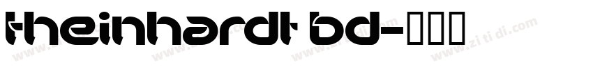 Theinhardt Bd字体转换